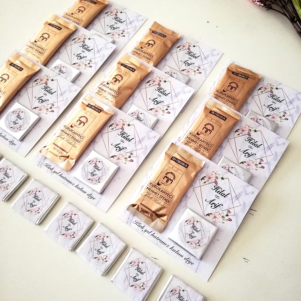 ORGANİZASYON HEDİYELİK TASARIM DÜĞÜN NİŞAN SÖZ NİKAH DOĞUM GÜNÜ MEVLİD SÜNNET KINA GECESİ HEDİYE KAHVE CİKOLATA 